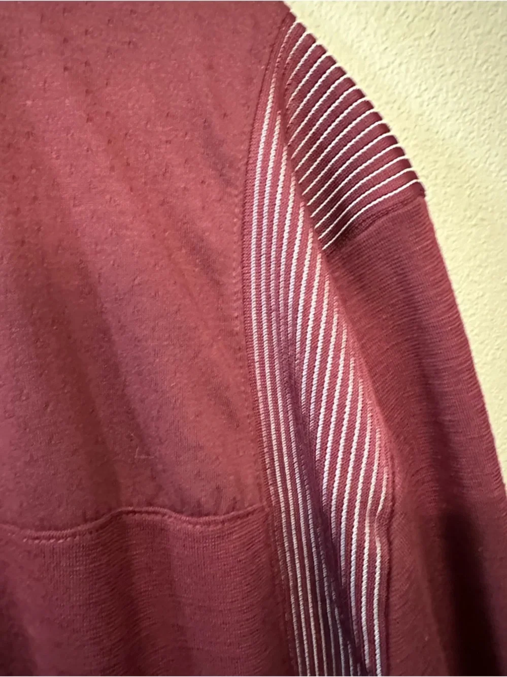 Nike Men's Dri-FIT Player Long Sleeve UV Training Top Maroon 3XL